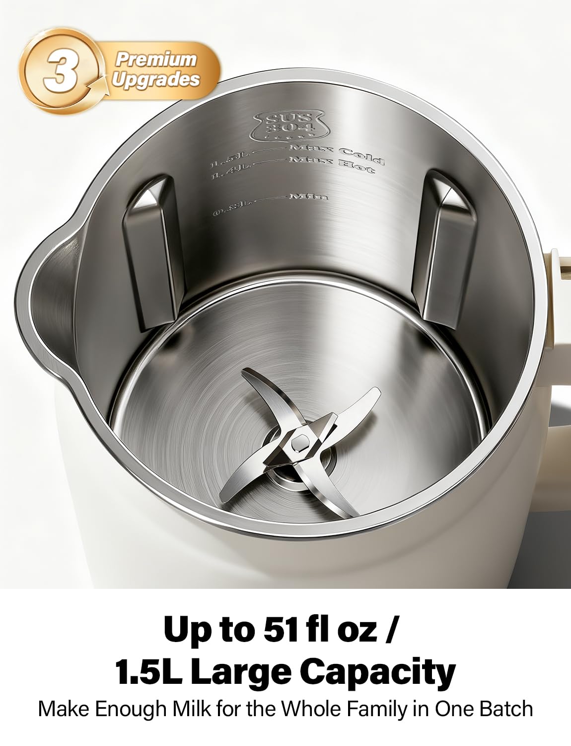 KIDISLE Nut Milk Maker with 12H delay start for fresh drinks on schedule