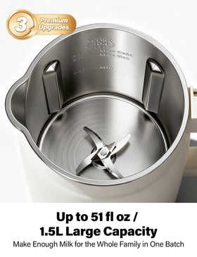 KIDISLE Nut Milk Maker with 12H delay start for fresh drinks on schedule