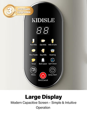 KIDISLE Nut Milk Maker touch screen for easy operation