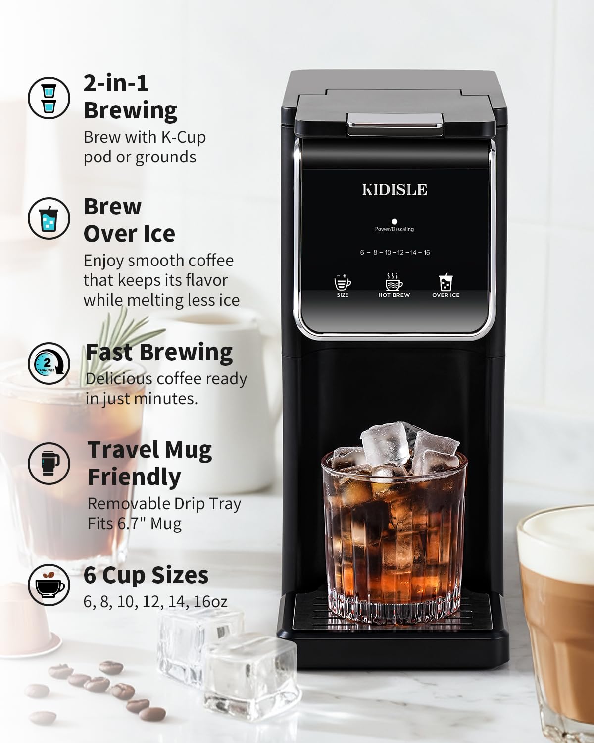 KIDISLE reusable filter reduces waste and saves money