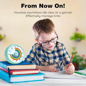 Kiecky Squirrel visual timer operates quietly for focused study.