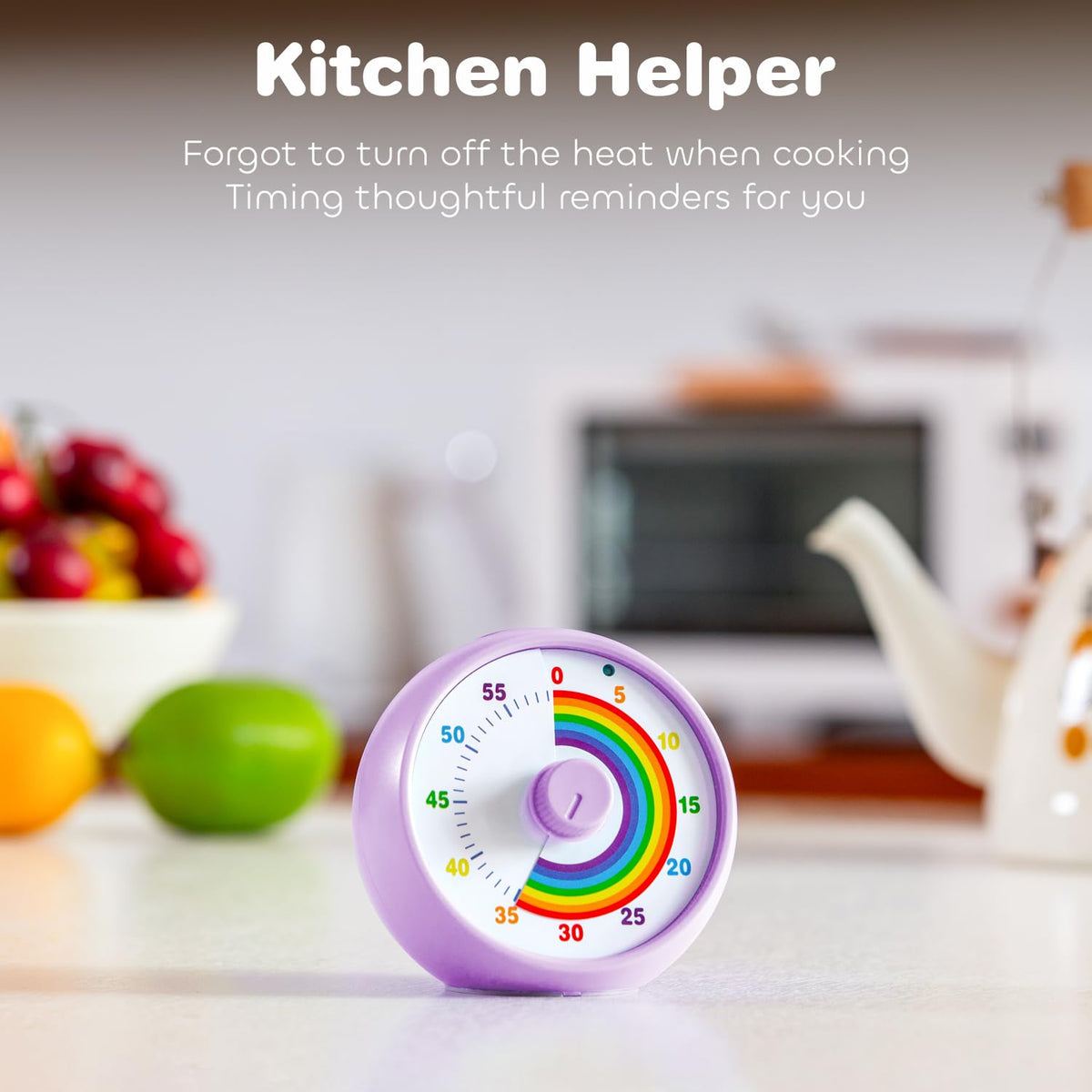 Kiecky Squirrel Visual Timer with adjustable volume for different settings