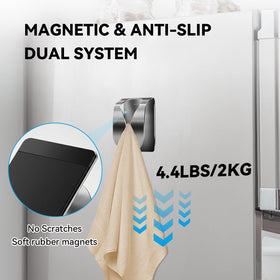 KIHOGEM dish rag holder at sink keeps towels organized.