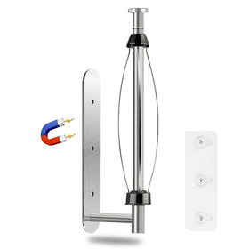 KIHOGEM magnetic paper towel holder mounted on fridge for secure storage
