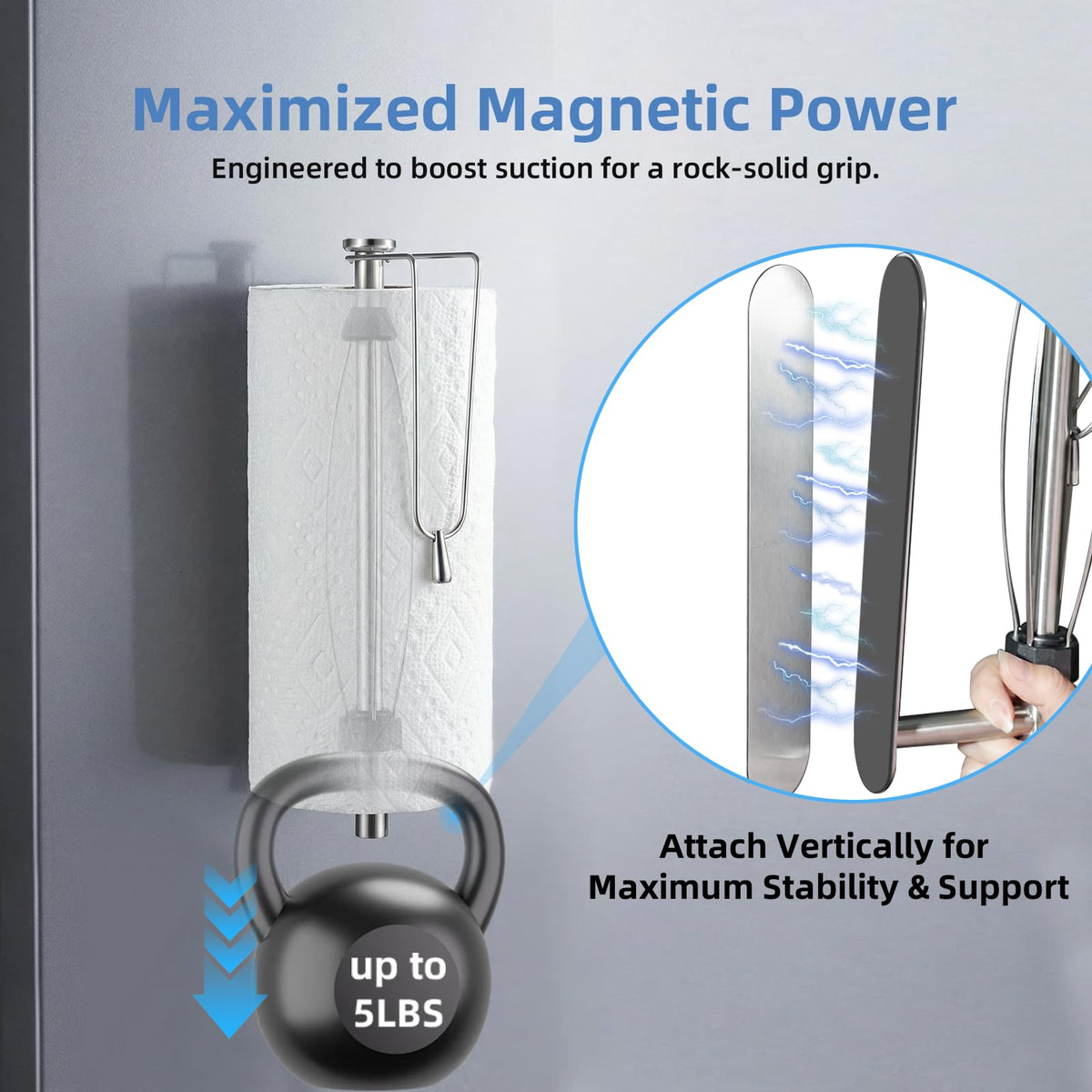 KIHOGEM one-handed tear damping arm enables effortless one-handed use.