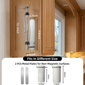 KIHOGEM stainless steel durability resists rust for kitchen and bathroom use.