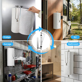 KIHOGEM universal fit accommodates standard and jumbo rolls for flexible replacement.
