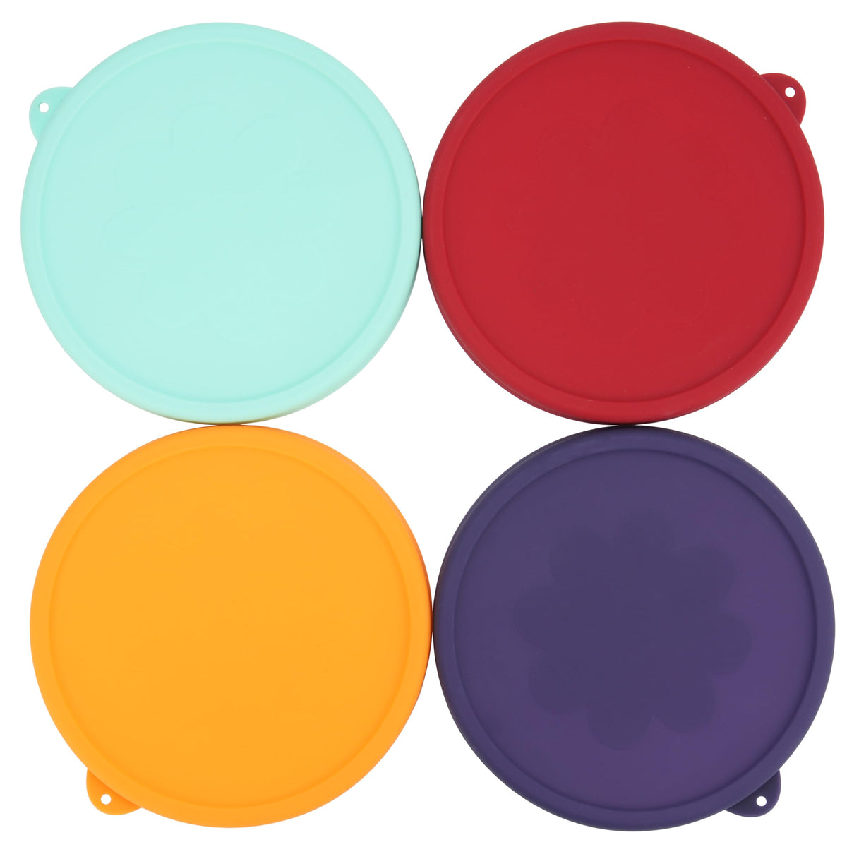 Kiicii 4-Cup Round silicone lid fits Anchor Hocking and Pyrex bowls for airtight freshness.