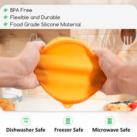 Dishwasher-safe Kiicii lid cleans easily after meals and meal prep.