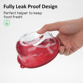 Kiicii leak-proof design prevents spills during fridge storage.