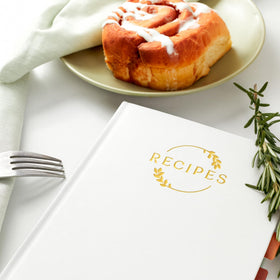 KIKAZE notebook opened flat for easy writing during meal prep
