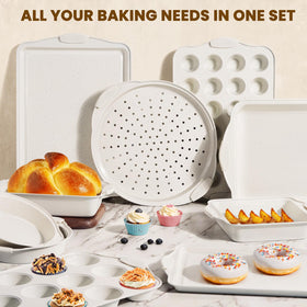 Kikcoin 12-cup muffin pan for uniform cupcakes and muffins
