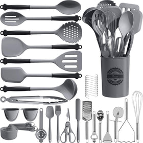 Kikcoin 43Pcs set with golden triangle handle for stable countertop rest