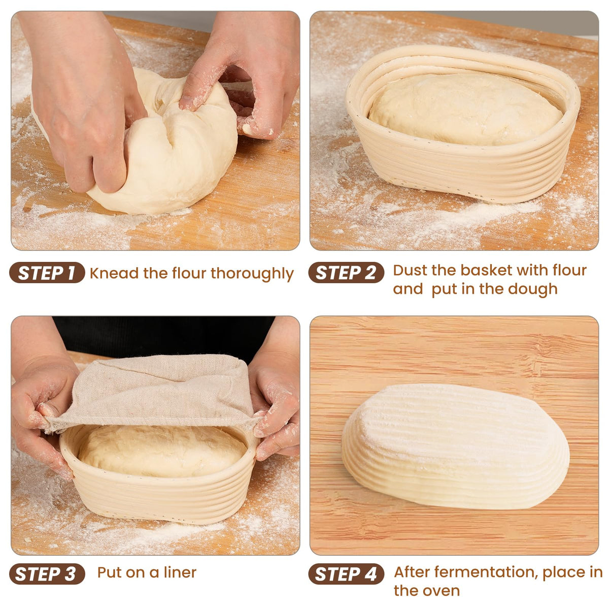 Kikcoin six-basket gift-packaging makes a thoughtful present for bakers.