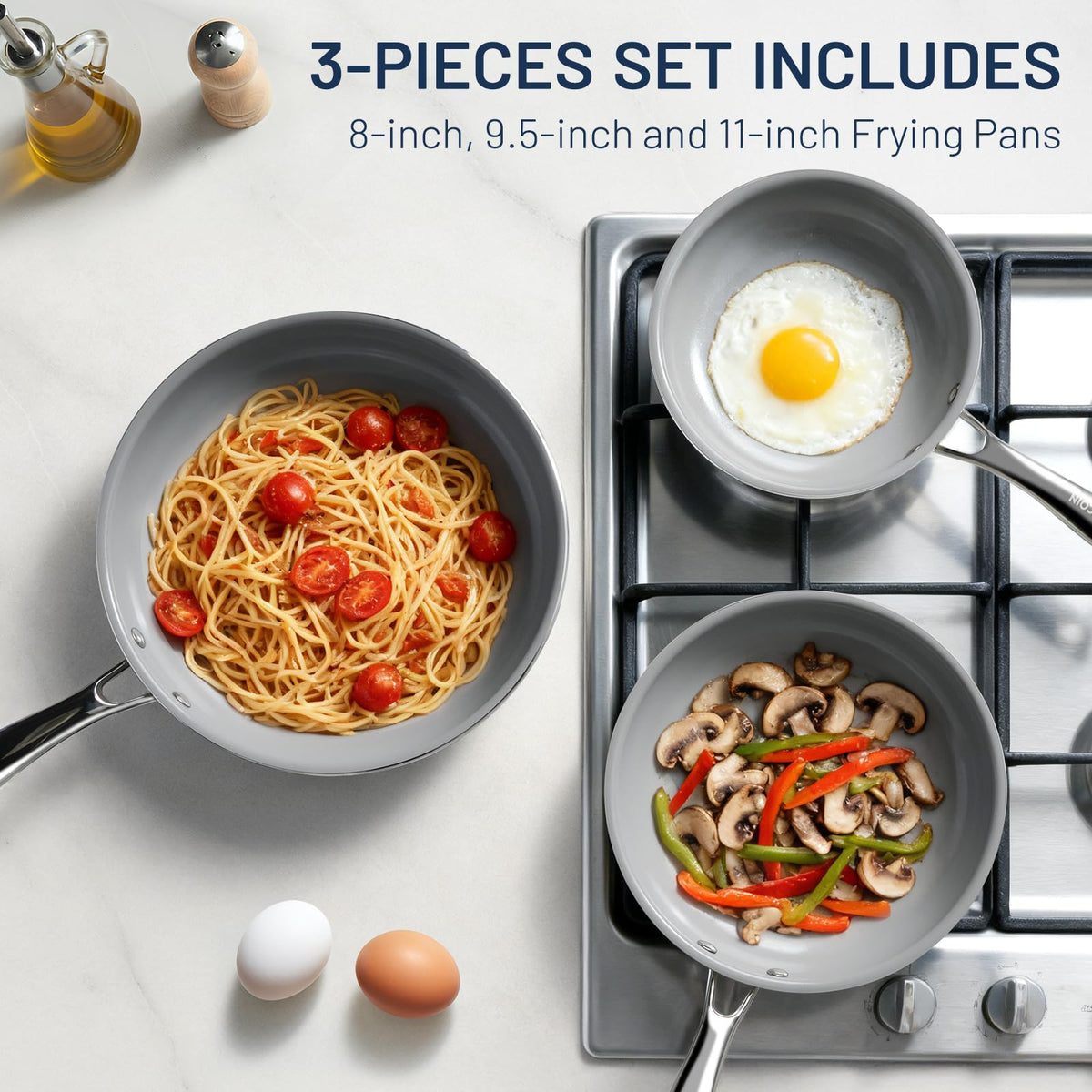 Kikcoin dishwasher-safe pans simplify cleanup after busy weeknights.