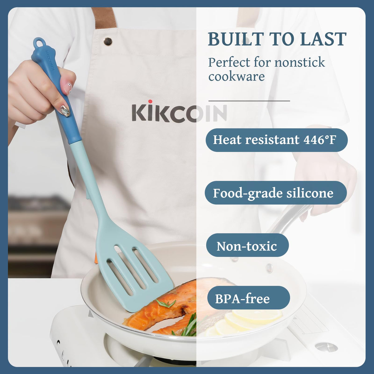 Kikcoin egg separator and measuring cups for precise prep