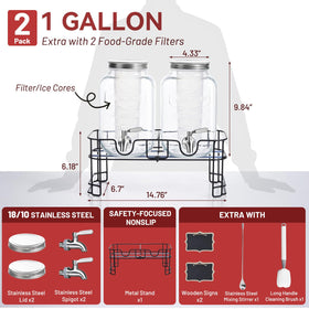 Kikcoin food-grade filter inserts help keep drinks tidy.