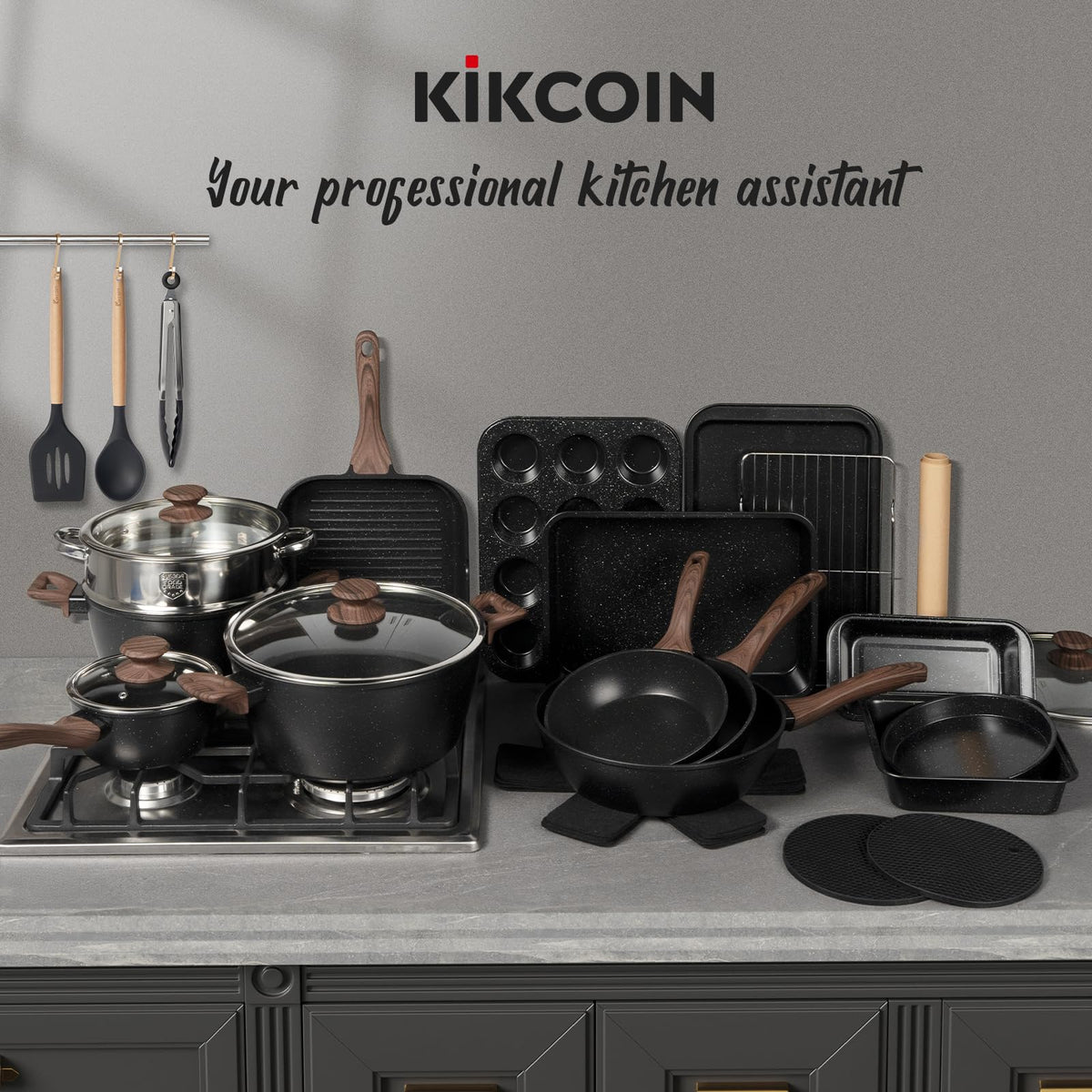 Kikcoin gift idea cookware set for weddings, holidays, or housewarmings