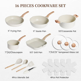 Kikcoin induction-ready nonstick cookware offering even heating.