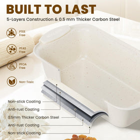 Kikcoin large cookie pan for baking cookies evenly and cleanly