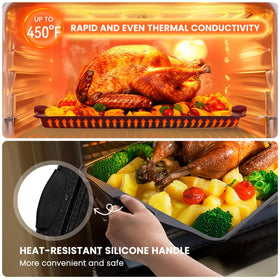 Kikcoin loaf pan perfect for quick breads and pound cakes.