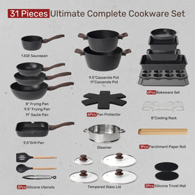 Kikcoin nonstick coating highlights scratch resistance for easy food release