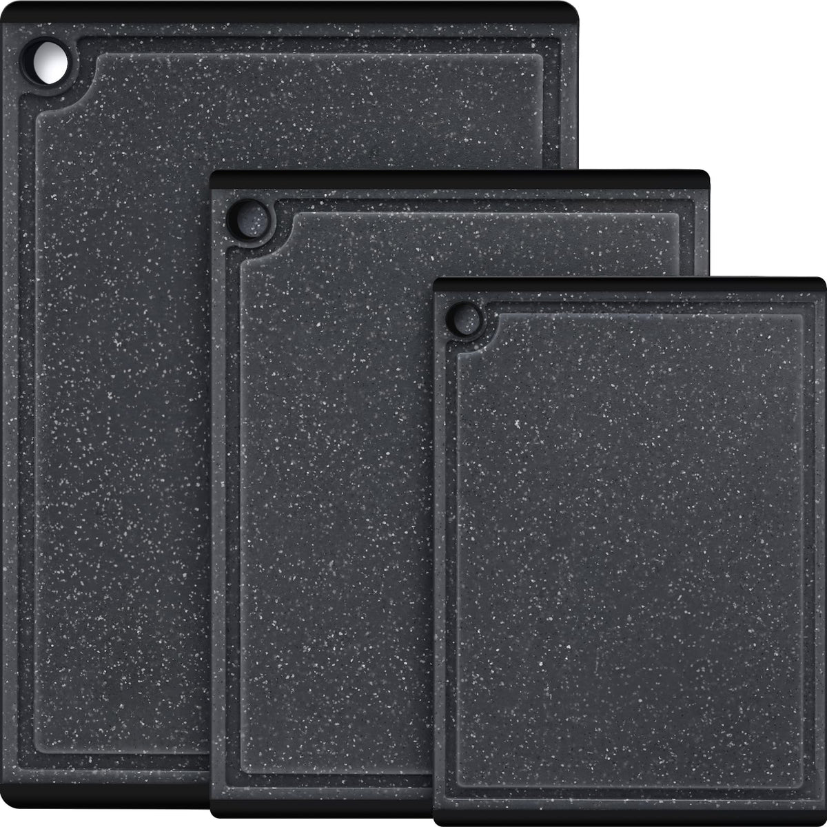 Kikcoin cutting boards large surface ideal for carving with stability