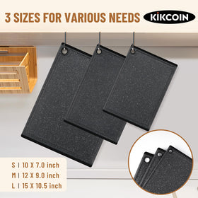 Kikcoin cutting boards medium surface ideal for vegetables and prep