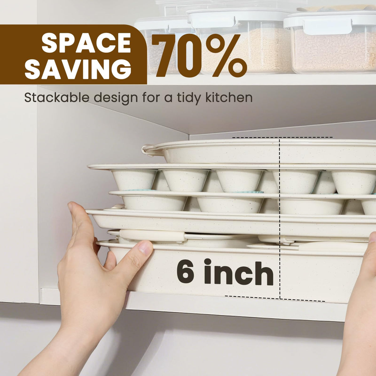 Kikcoin round cake pans for even layers and smooth edges