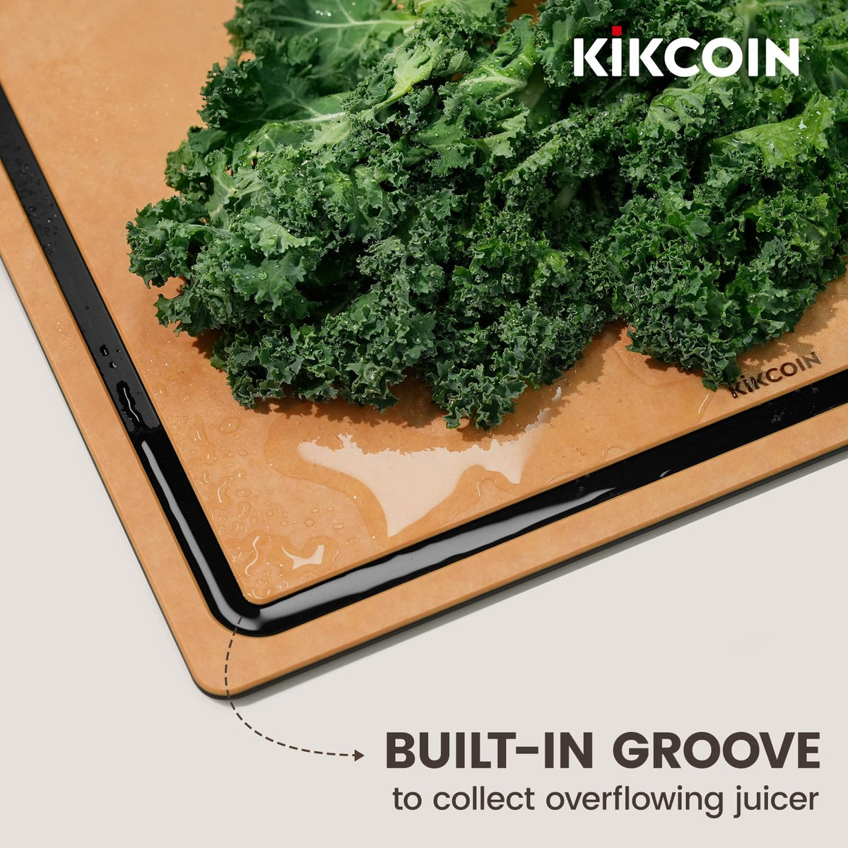 Kikcoin small cutting board 8-7x6-3 inches perfect for garnishes