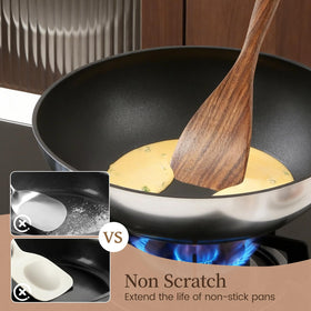 Kikcoin teak oil spoon offers precise drizzle and control