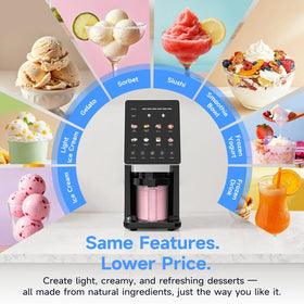 KIKIELF Mix-In Mode enables personalized flavor additions for unique frozen desserts.