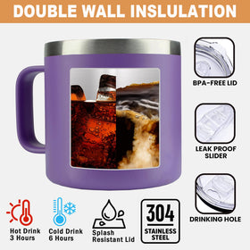 KIKUHE BPA-free stainless mug—durable daily companion.