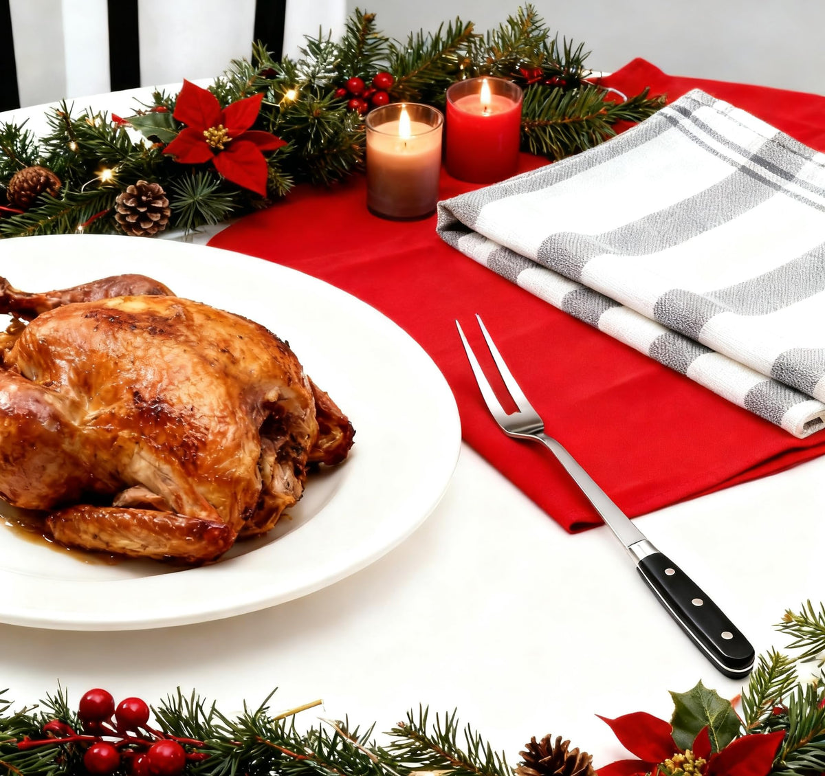 Kilajojo Chef Pro tail-arc design prevents slipping and improves control while carving.