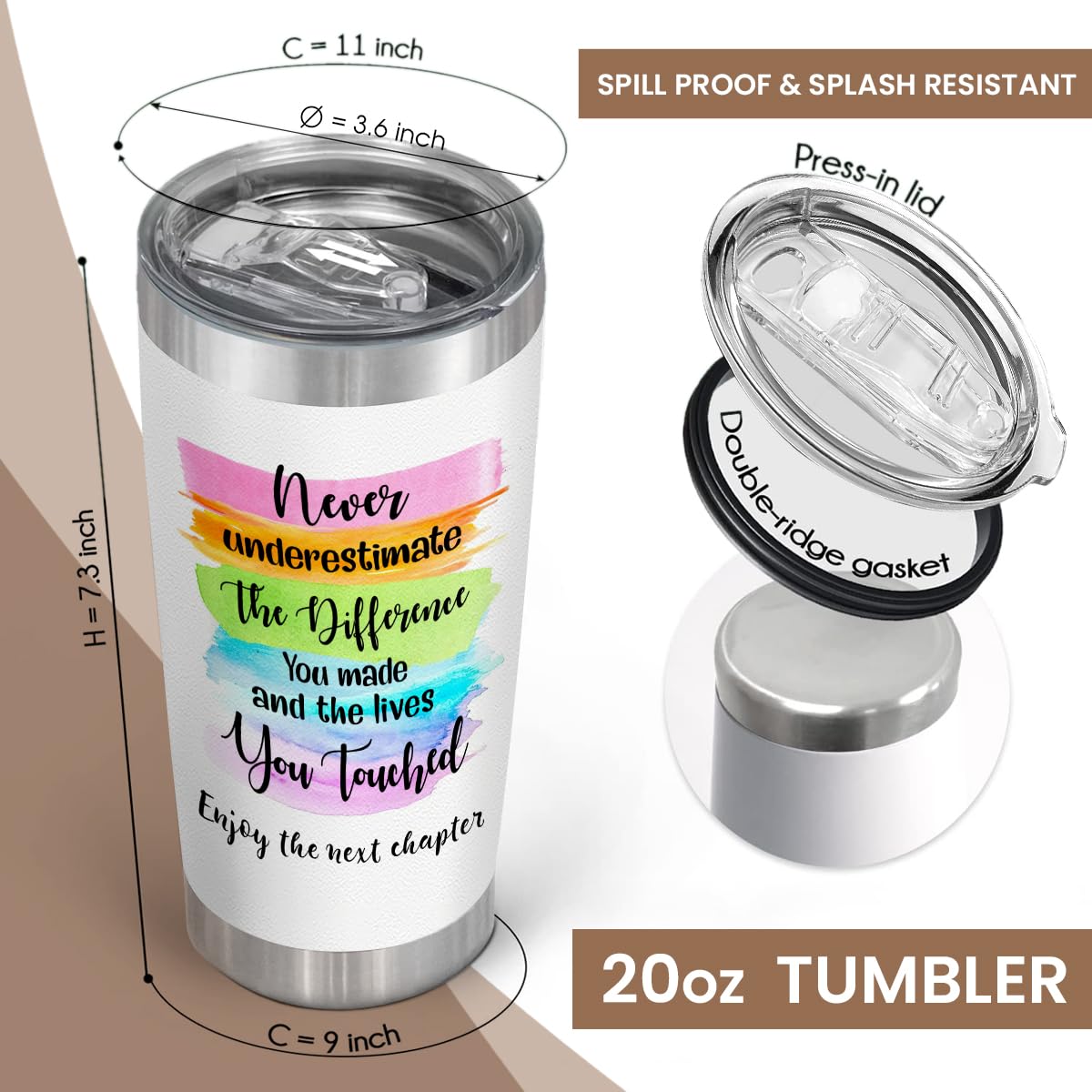 Kilyhome BPA-free stainless steel tumbler, durable and safe.