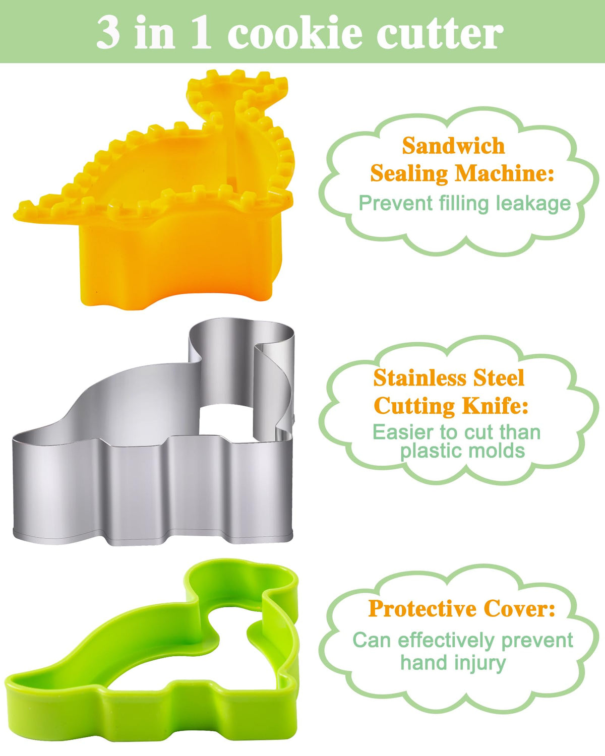 Kimfead heart-shaped cutters add love to school lunches with easy fillings.