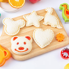 Kimfead mouse sandwich cutters make playful meals that kids love.