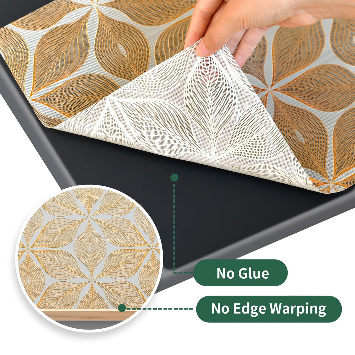 Kimhan easy-clean liner helps maintain tidy fridge shelves with wipe-down routine.