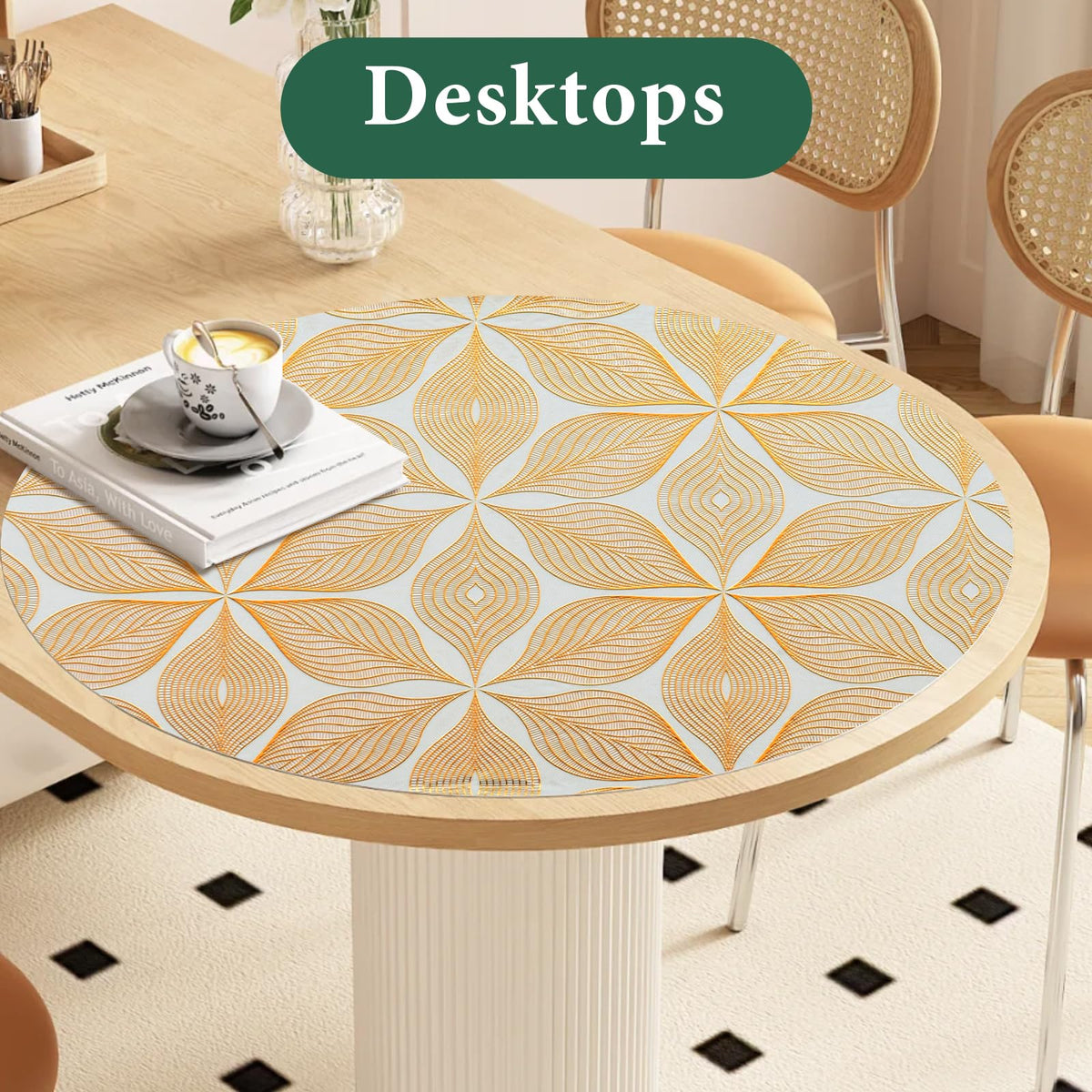 Kimhan drawer liner in pantry use keeps spices organized and spills contained.
