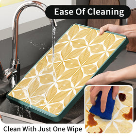 Kimhan shelf liner easy-clean surface simplifies wipe-down maintenance.