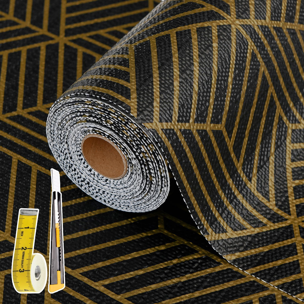 Kimhan shelf liner non-slip surface secures cabinet items