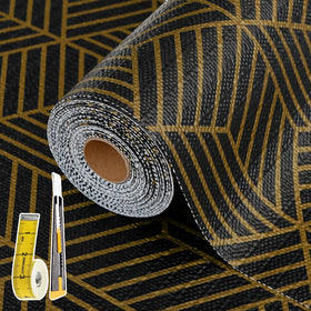 Kimhan shelf liner non-slip surface secures cabinet items