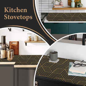 Kimhan shelf liner ideal for kitchen, bathroom, and study spaces