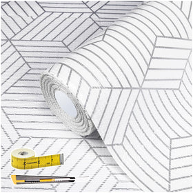 Kimhan shelf liner with strong non-slip surface keeps items secure on shelves.
