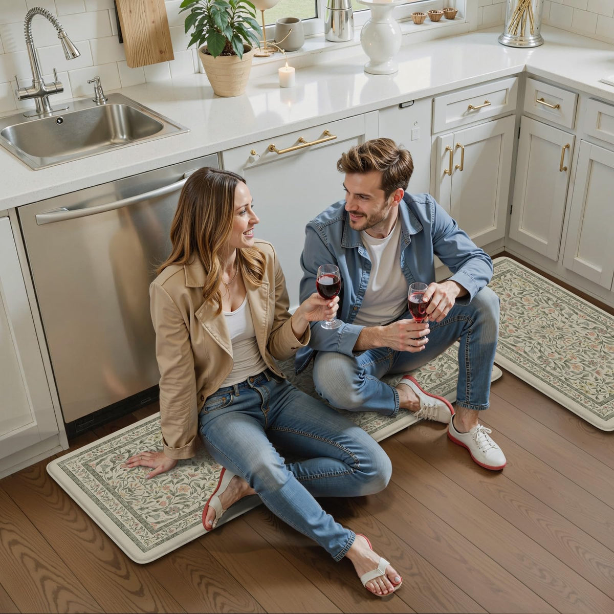 Kimode 2-piece set can be configured separately or together for layout flexibility.