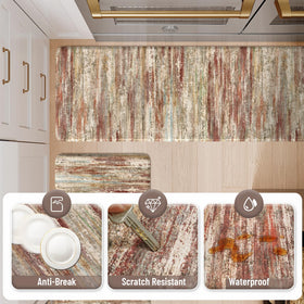 KIMODE abstract farmhouse design complements kitchen decor.