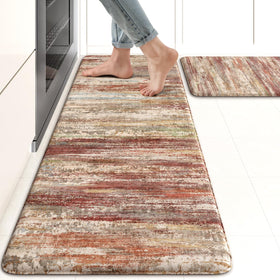 KIMODE anti-fatigue mat 47x17 setup offers cushioned comfort in front of the sink.