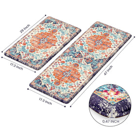 KIMODE orange 17x29 mat provides versatile coverage for tight layouts.