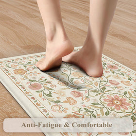 KIMODE anti-fatigue mat short rectangular kitchen mat ideal by the sink