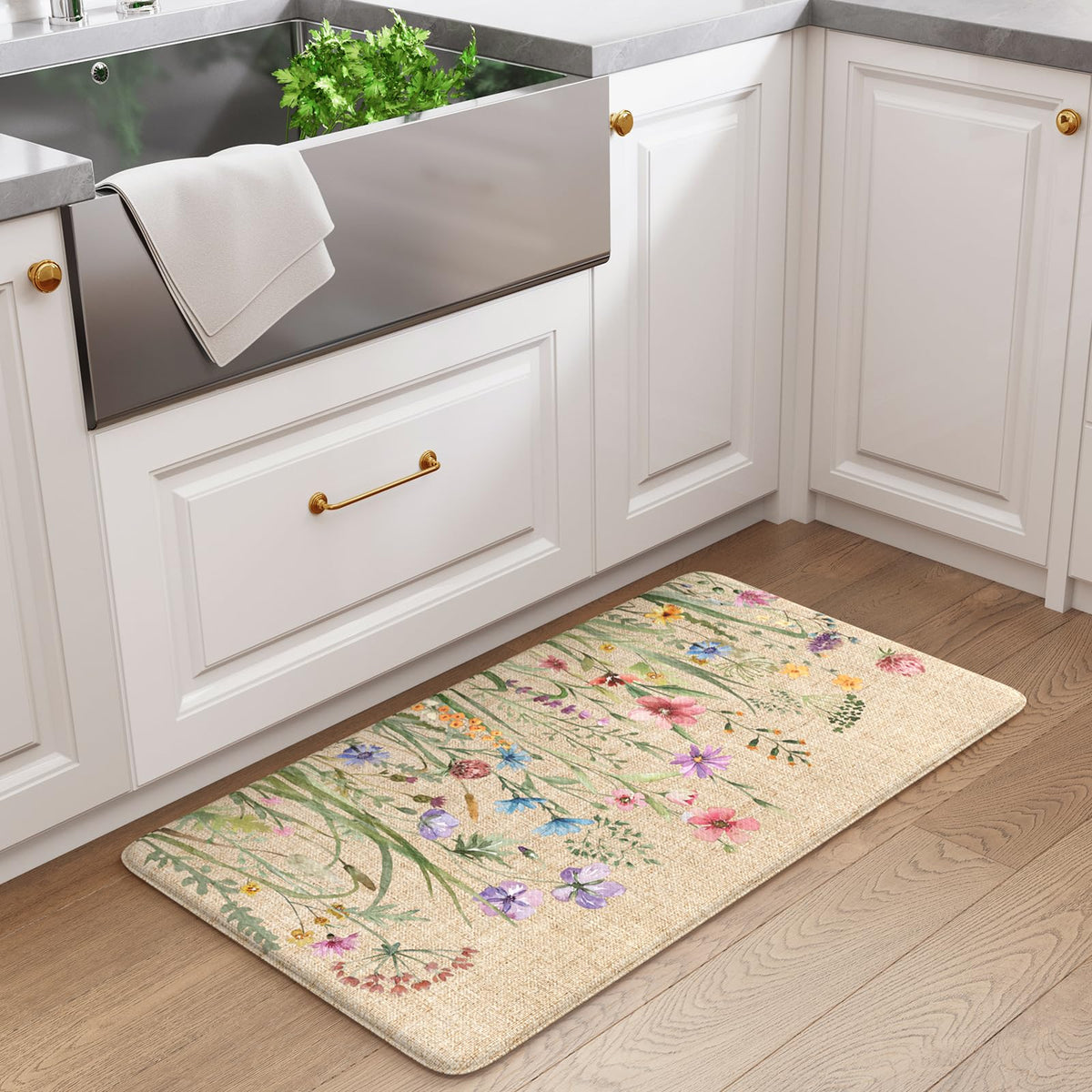 KIMODE anti-fatigue mat ideal for laundry area with easy cleaning
